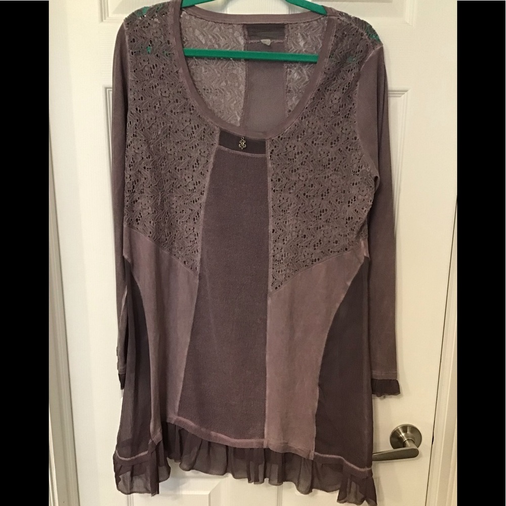 Plus Size Long sleeve tunic top